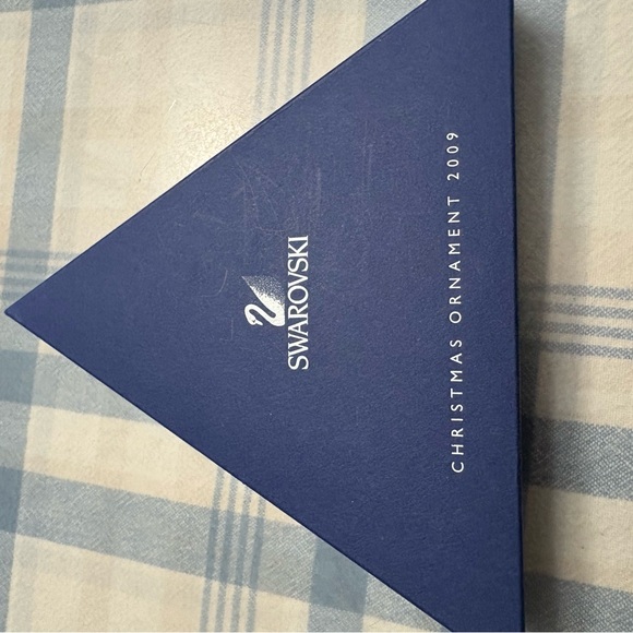 Swarovski Blue Christmas Ornament Box collectible - Picture 7 of 9